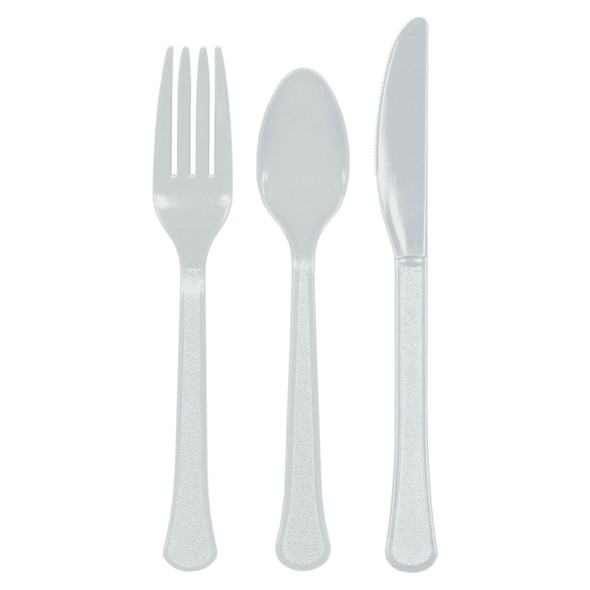 Plastic Silver Cutlery