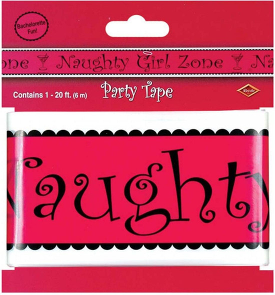 naughty girl bachelorette party decor tape
