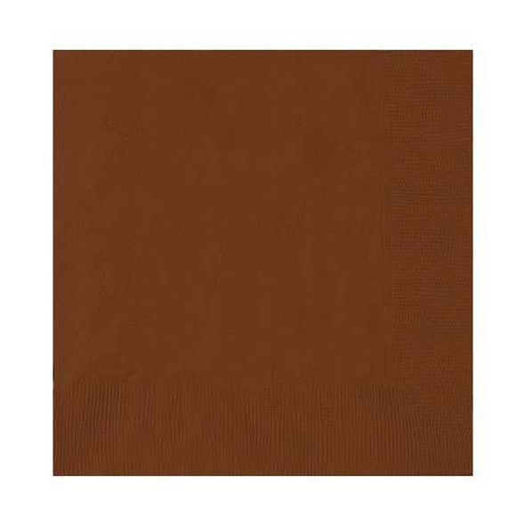 Chocolate Brown Luncheon Napkins