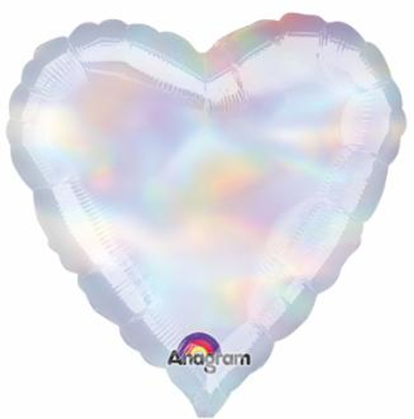 Iridescent Foil Heart Balloon