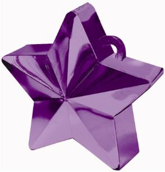 Purple Star Weight for Balloons