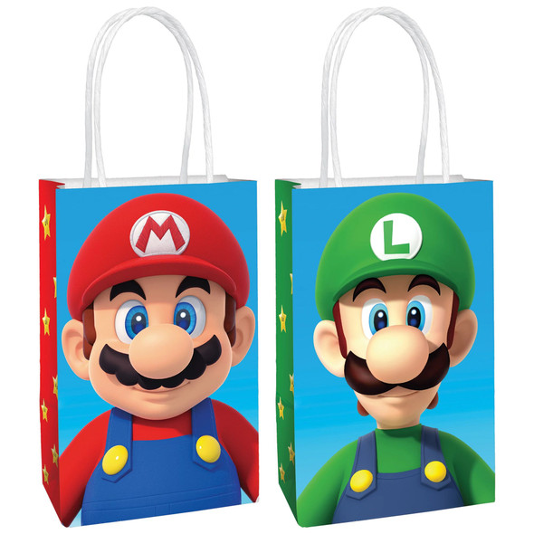 Super Mario Brothers Printed Paper Kraft Bag