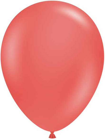 Aloha Pink Coral Color Latex Balloon