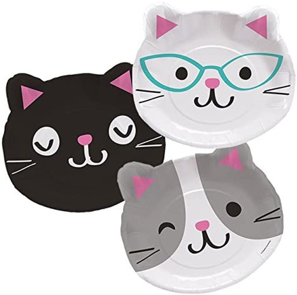 Purr-fect Cat Party Dinner Plates