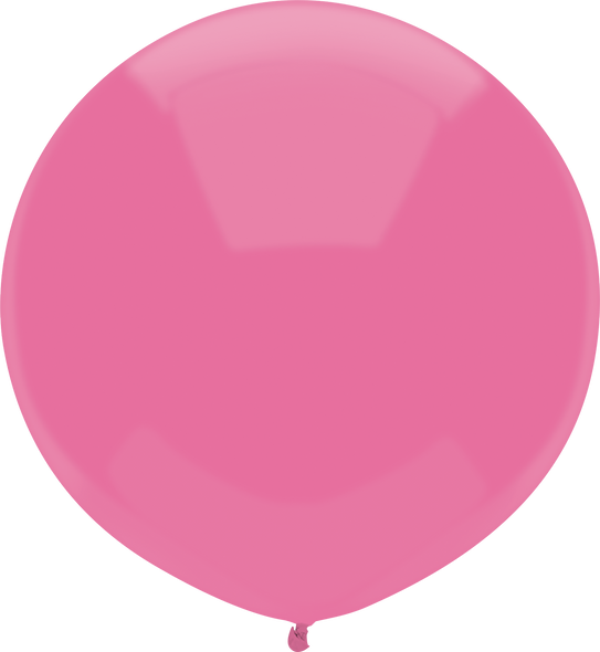 17" Latex Balloon Neon Pink