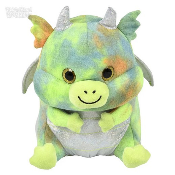 Super Cute Green Belly Buddy Dragon Stuffy