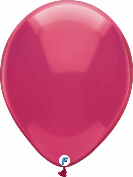 crystal fuchsia latex balloon