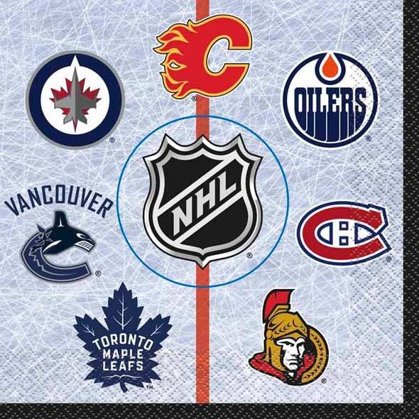 NHL Hockey Lunch Napkins