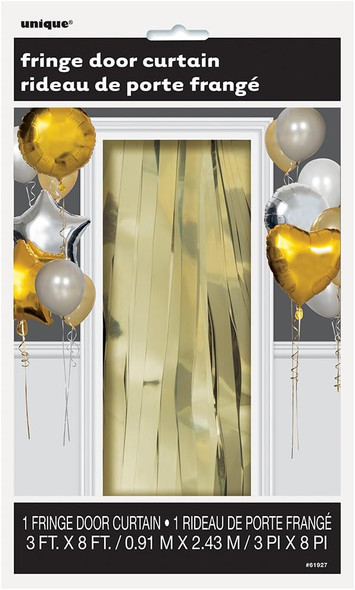 gold - foil - party - curtain - fringe - canada -