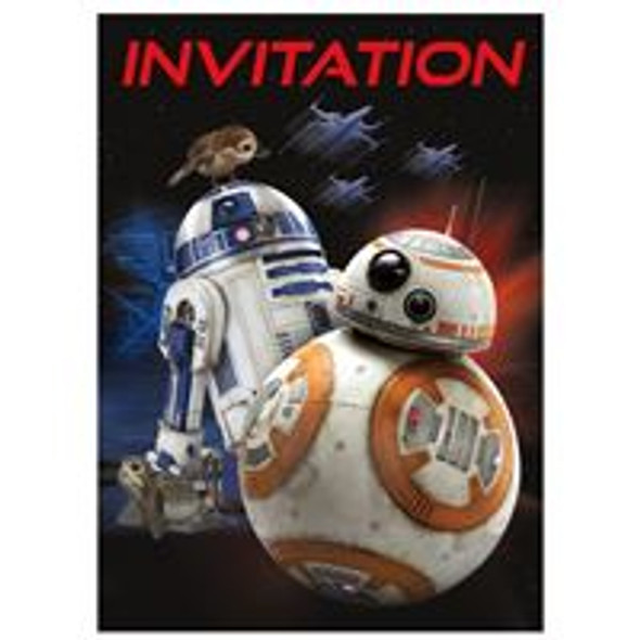 Star Wars Episode VIII Invitations  8ct