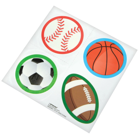 Sports Birthday Temporary Tattoos Party Favor