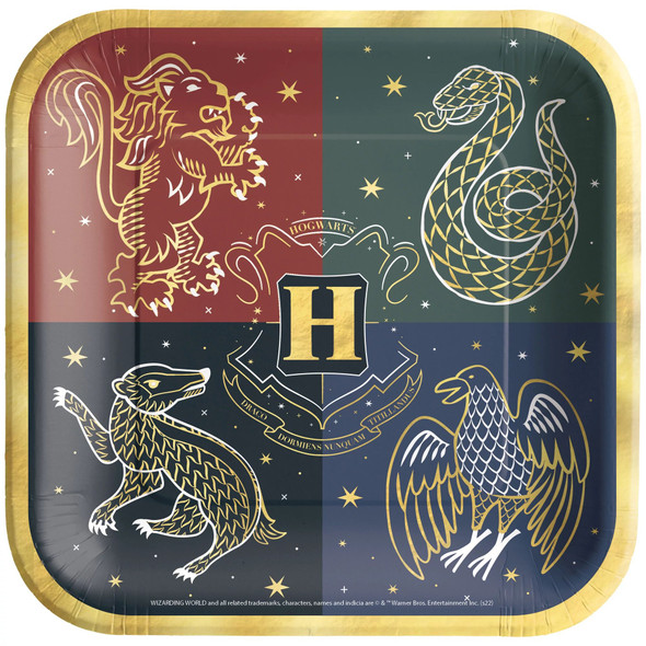 Harry Potter Hogwarts Birthday Party Dinner Paper Plates 8pk