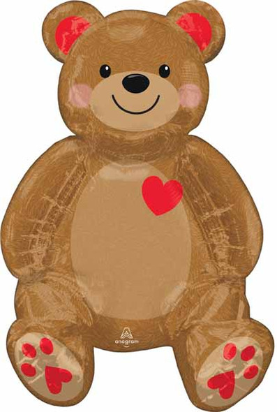 20" Sitting Love Teddy Bear Air Filled