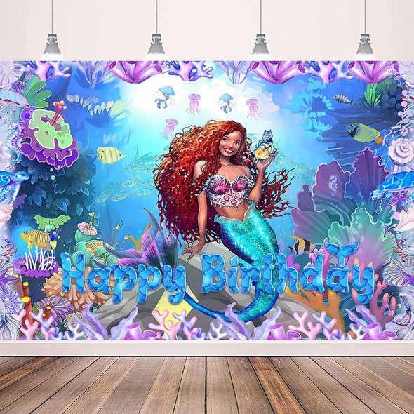 Live Action Mermaid Backdrop
