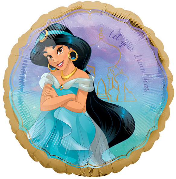 Jasmine Disy Princess Foil Balloon Once Upon a Time