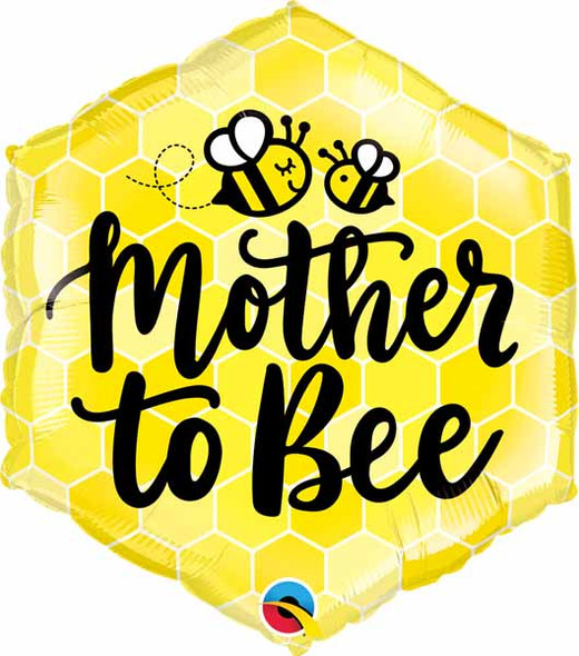 Mother To Bee Baby Shower Foil Balloon Theme