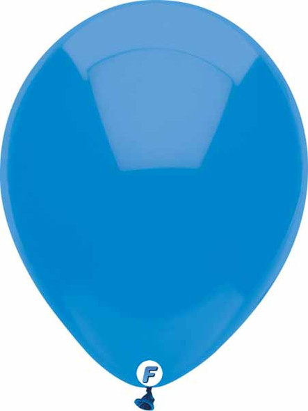 15 Pack Of 12" Ocean Blue Balloons