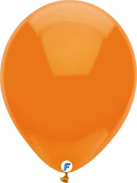 15 Pack Of 12" Orange Balloons