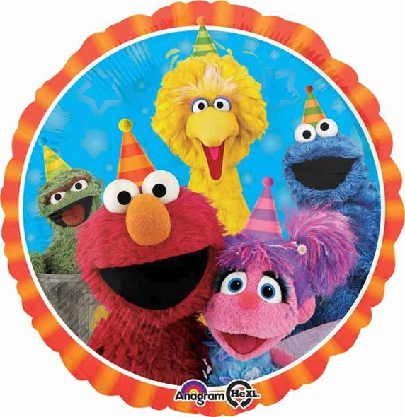 Sesame Street Fun 18" Round Foil Balloon