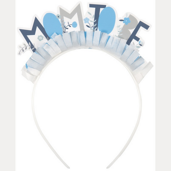 Blue Mom to Be Headband 1/CT