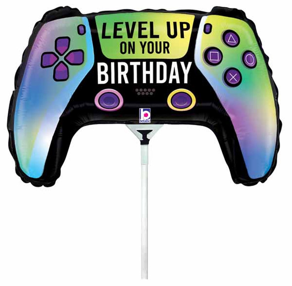 Airfilled Video Game Controller Mini Foil Balloon Airfilled Video Game Controller Mini Foil Balloon