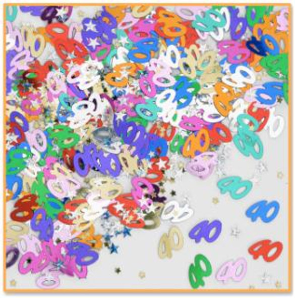 Table Decoration 40th Birthday Anniversary Confetti Table Decoration 40th Birthday Anniversary Confetti