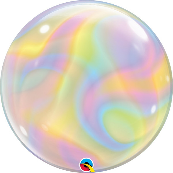 22" Marble Swirls Bubble Balloon