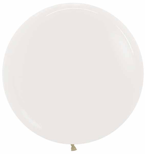 24" Crystal Clear Stuffing Latex Balloon