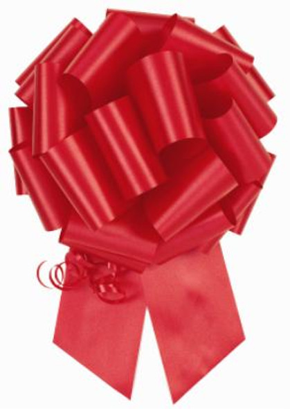 20 Loops Pull Ribbon Bow In Red