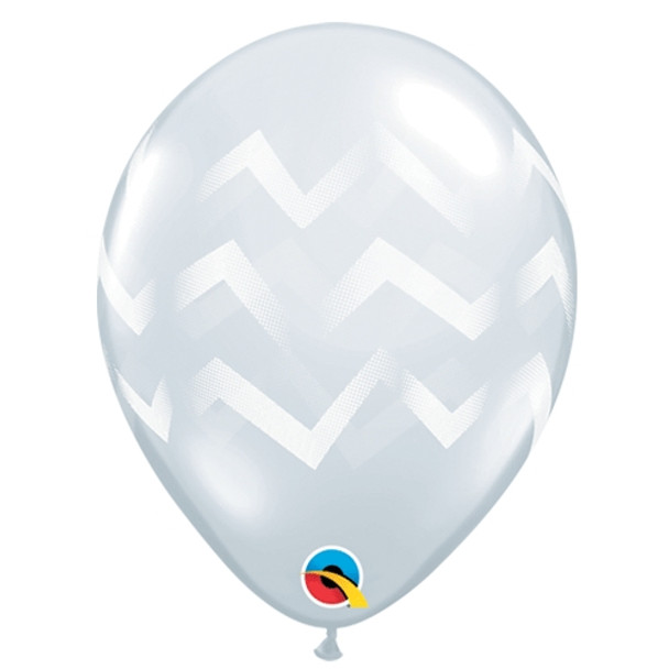chevron pattern latex balloon