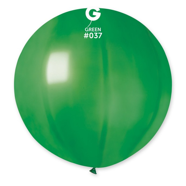Large Metallic Green Premium Quality Latex Balloon