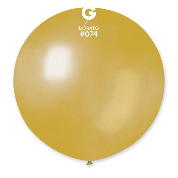 Large Metallic Dorato Premium Quality Latex Balloon