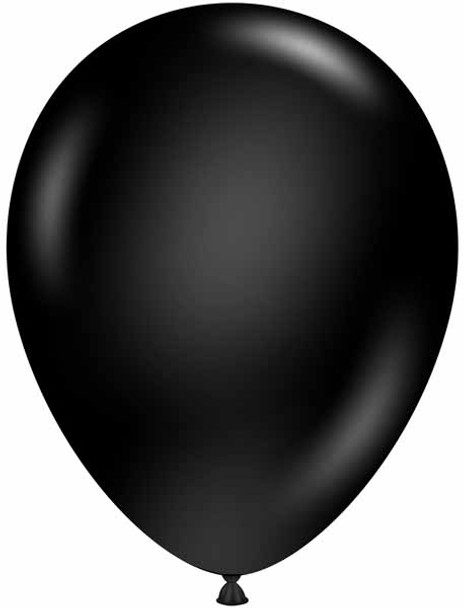 Black Solid Color Balloon
