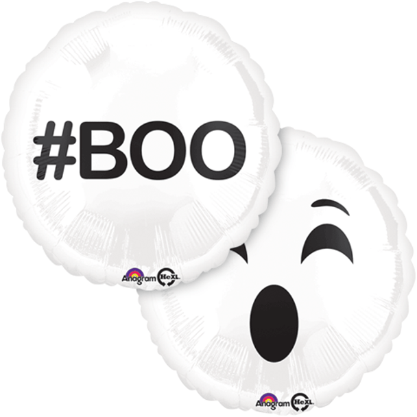 #Boo Cute Ghost Foil Balloon