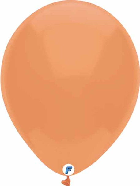 100 Pack Of 12" Peach Balloons