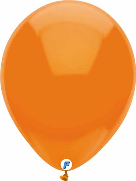 100 Pack Of 12" Orange Balloons