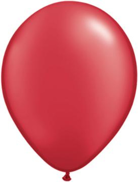 Pearl Ruby Red Solid Color Balloon