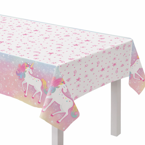 Enchanted Unicorn Birthday Party Rectangle Plastic Table Cover