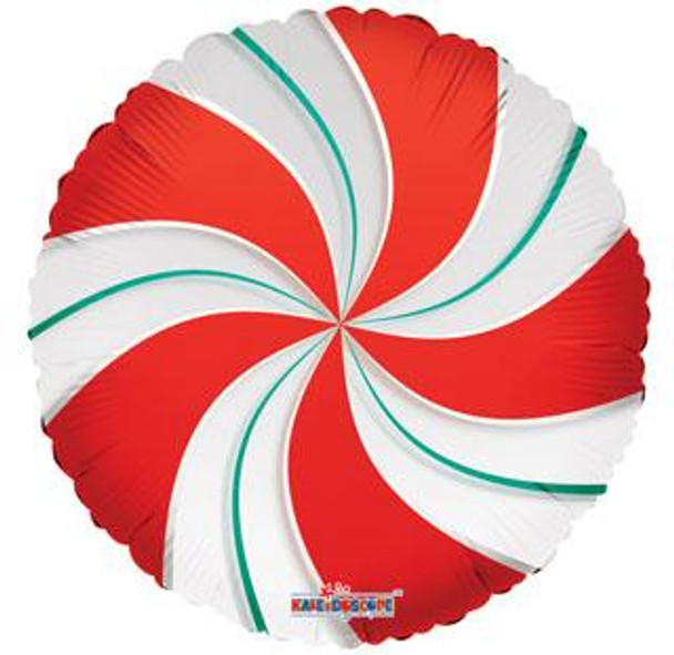 9" Candy Swirl Foil Balloon