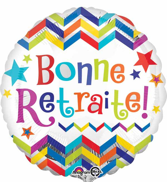 Ballon bonne retraite francais Happy retirement french balloon