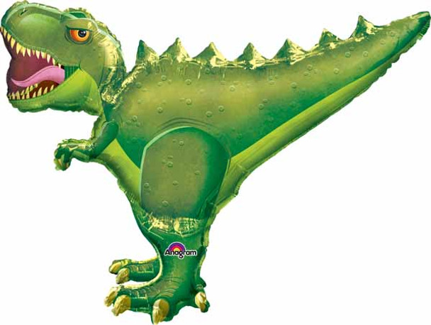 3 Feet Tall Green T-Rex Balloon