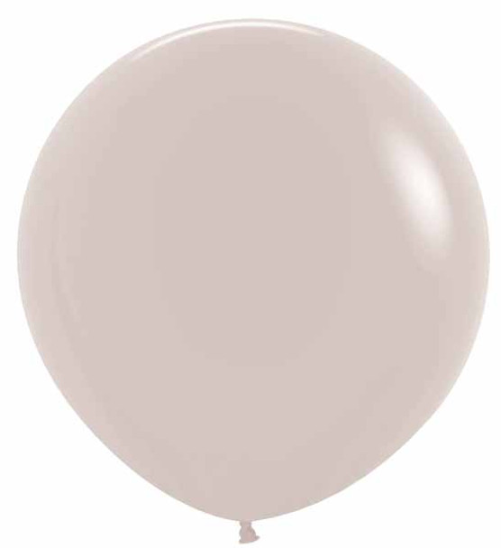 24" Giant White Sand Latex Balloon