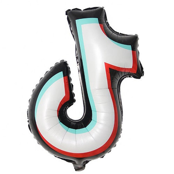 25" Tik Tok Logo Supershape Foil Balloon Party Decor