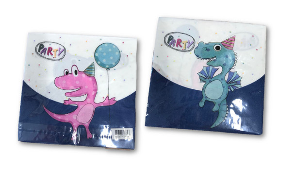 Dragon & Dinosaur Party Napkins