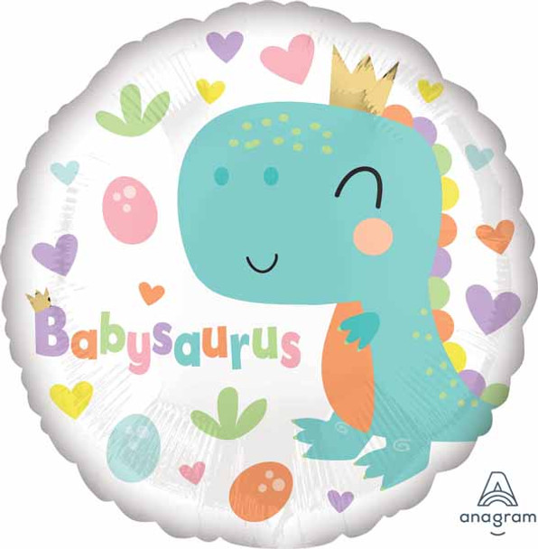 Gender Neutral Baby Shower Round Foil Balloon