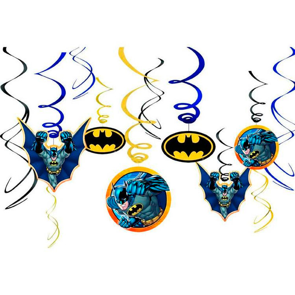 Batman Party Decoration Swirls