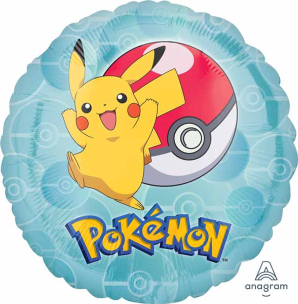 Pikachu Pokemon Mylar Birthday Balloon