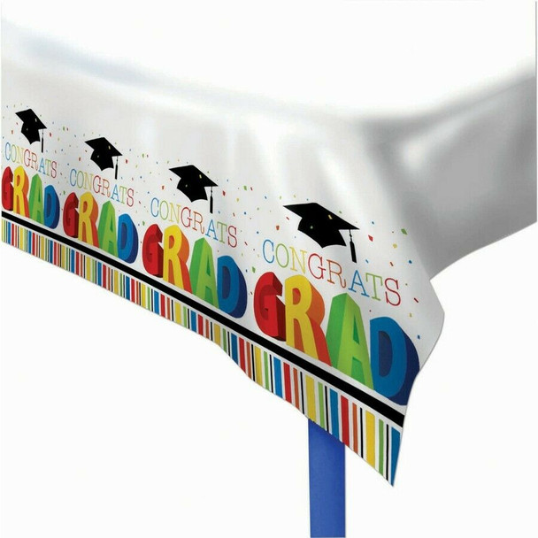 Grad Theme Plastic Tablecover