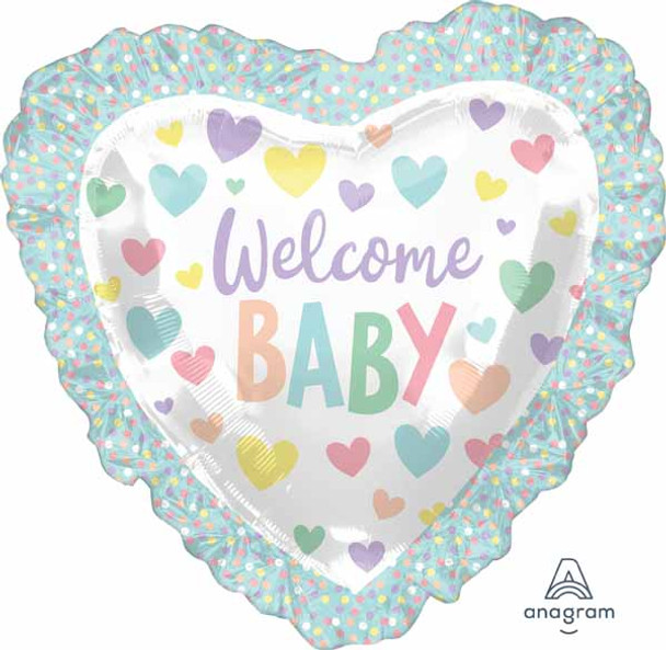 Welcome Baby Big Foil Balloon