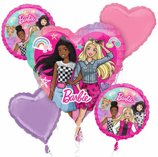Barbie Balloon Bouquet